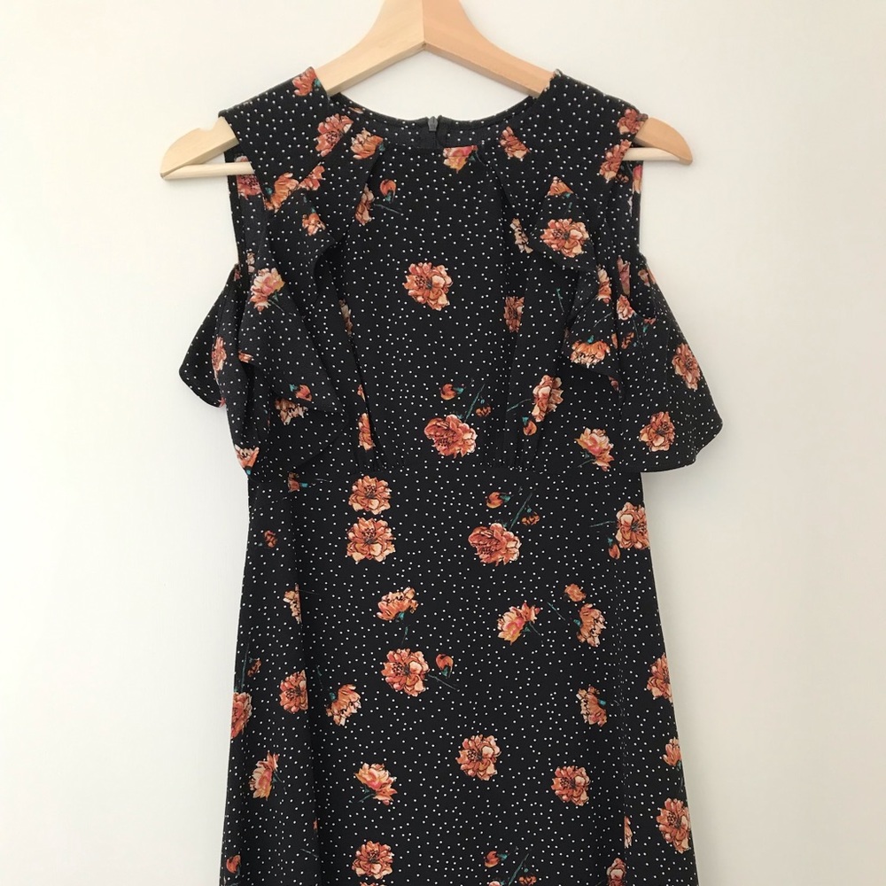Floral print mini dress